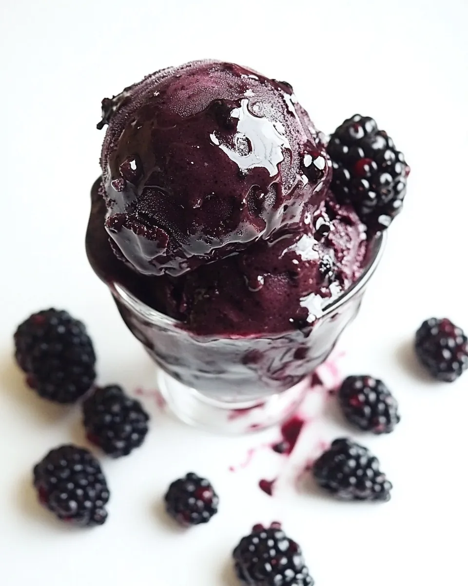 Blackberry Ice Cream