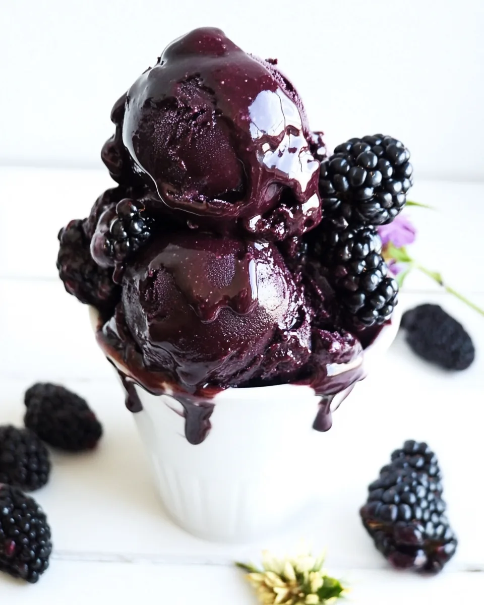 Blackberry Ice Cream