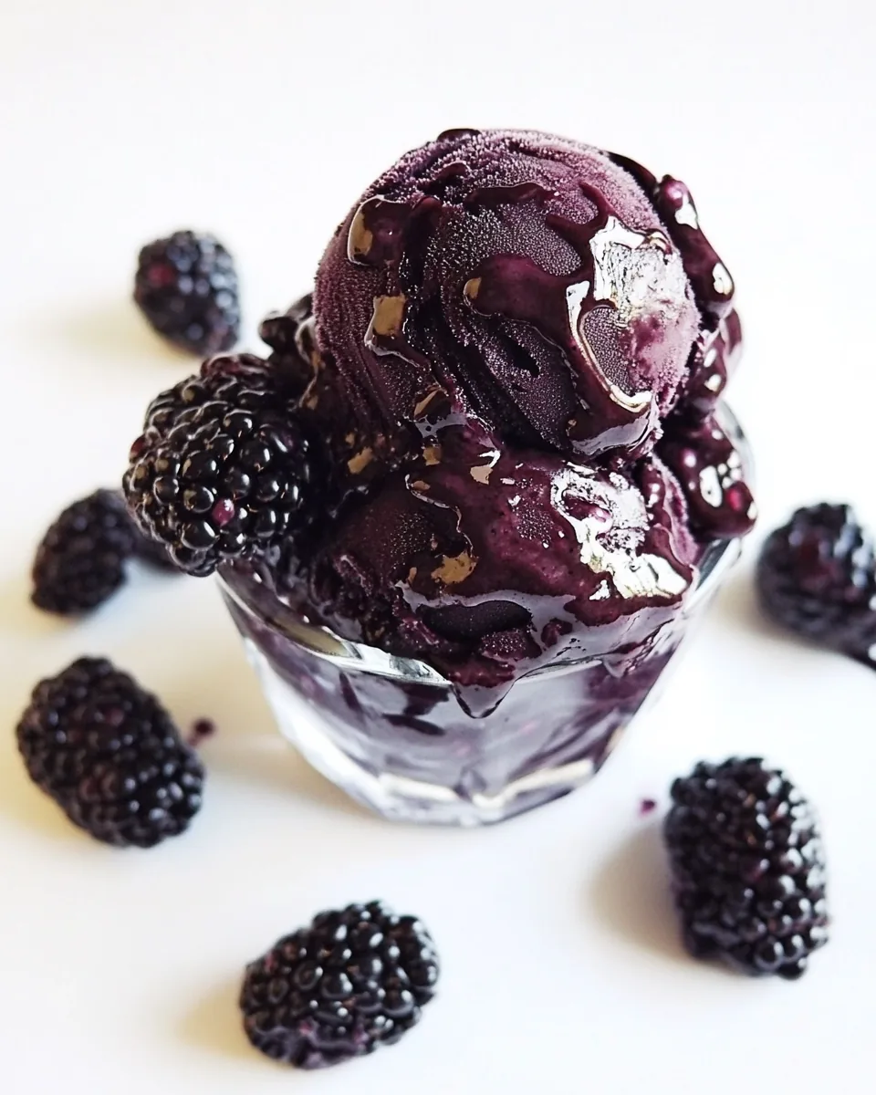 Blackberry Ice Cream