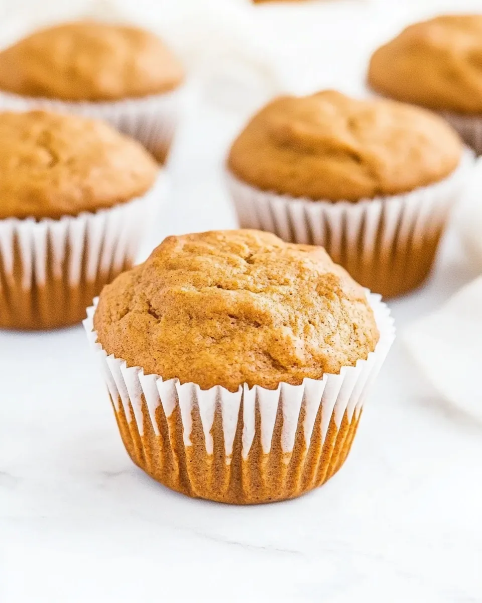 2 Ingredient Pumpkin Muffins