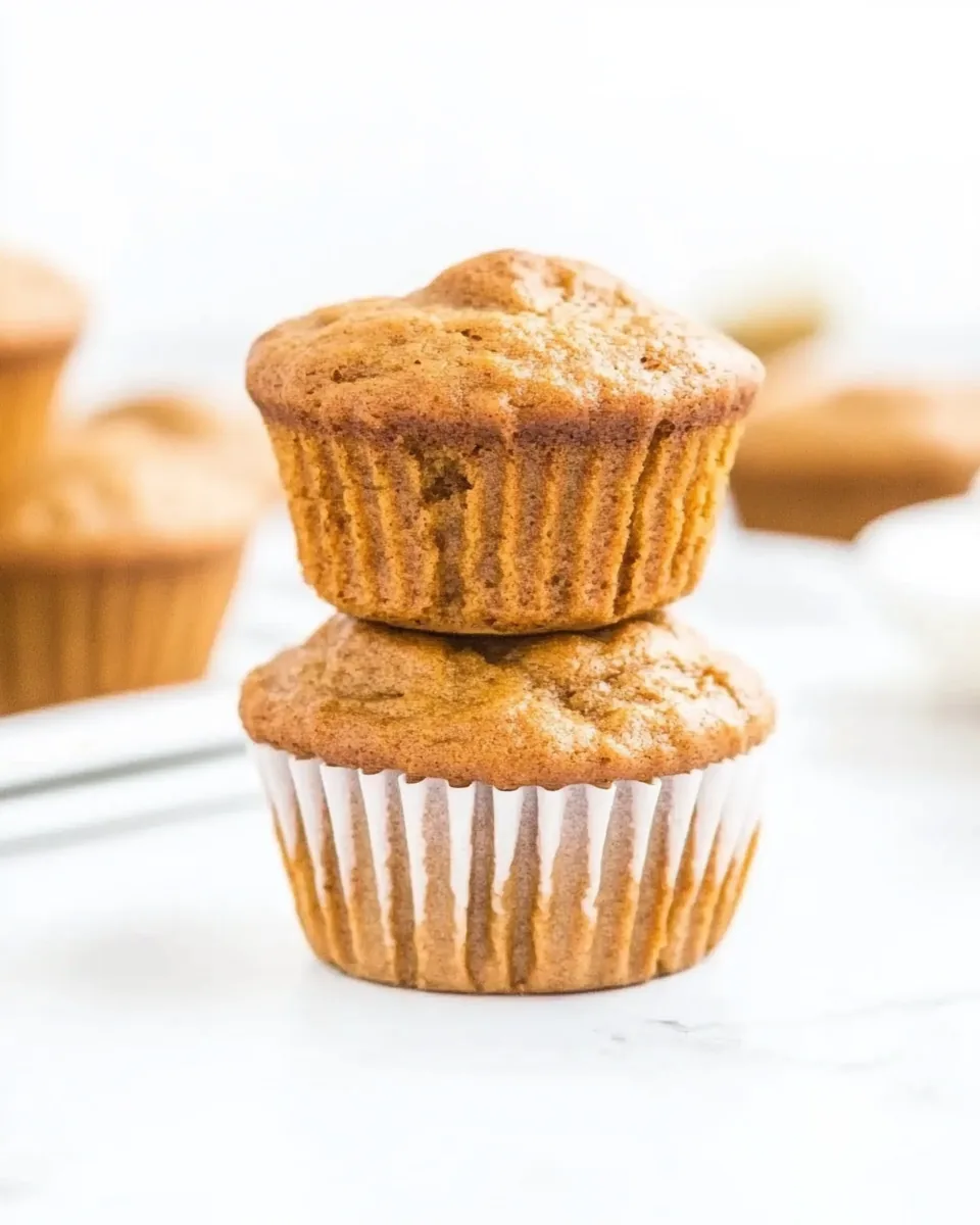 2 Ingredient Pumpkin Muffins