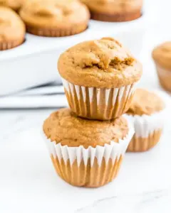 2 Ingredient Pumpkin Muffins