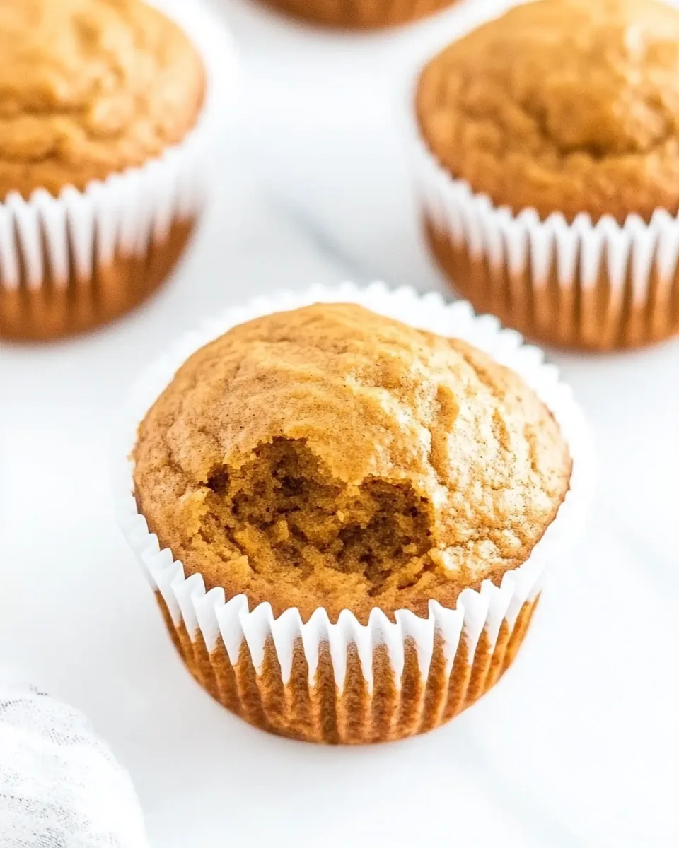 2 Ingredient Pumpkin Muffins