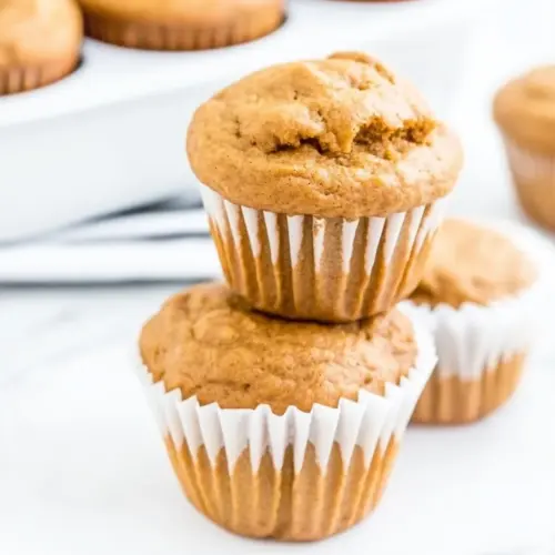 2 Ingredient Pumpkin Muffins