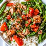 Honey Balsamic Tuna Veggie Bowls