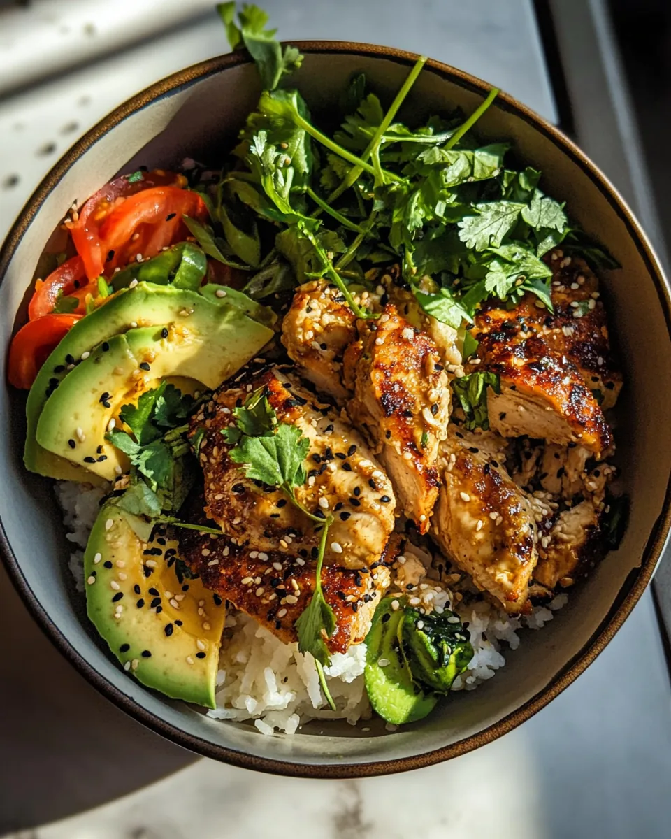 Miso Sesame Chicken Bowls