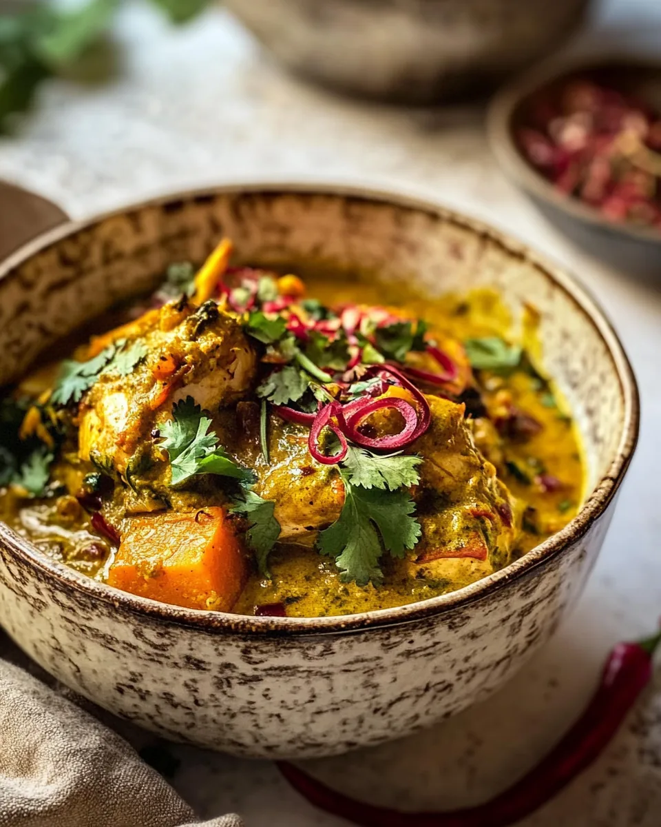 Indian Chicken Sweet Potato Curry