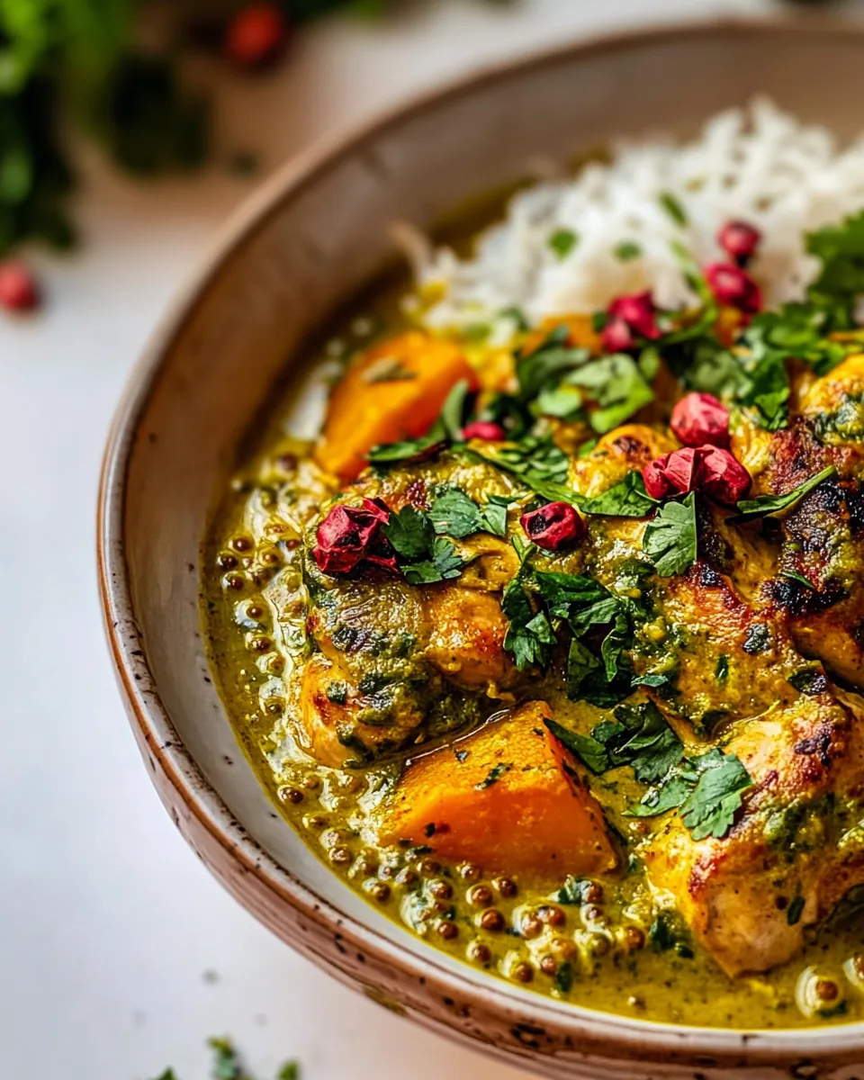 Indian Chicken Sweet Potato Curry