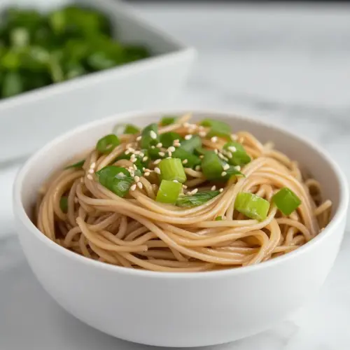 4 Ingredient Sesame Noodles