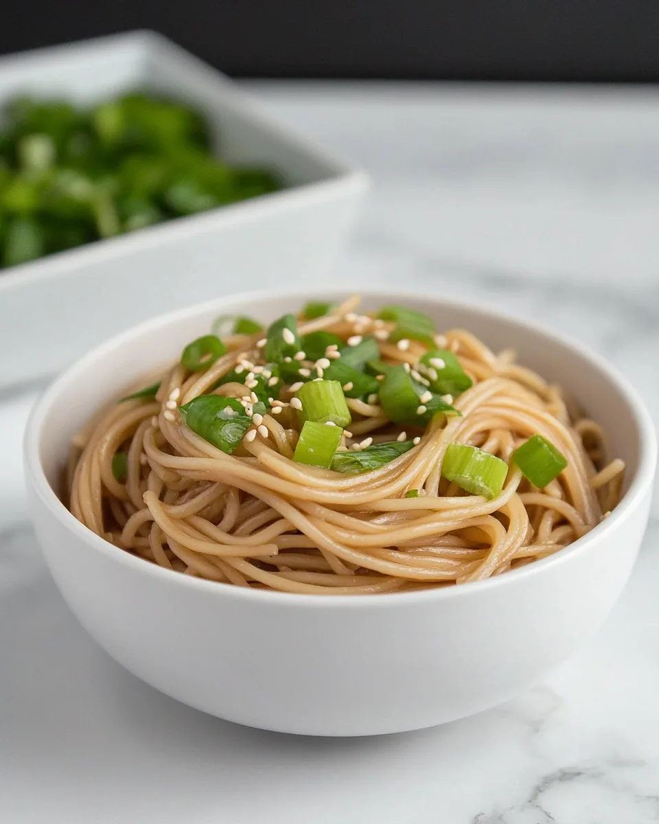 4 Ingredient Sesame Noodles