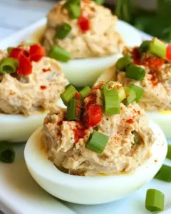 Tuna Salad Stuffed Eggs