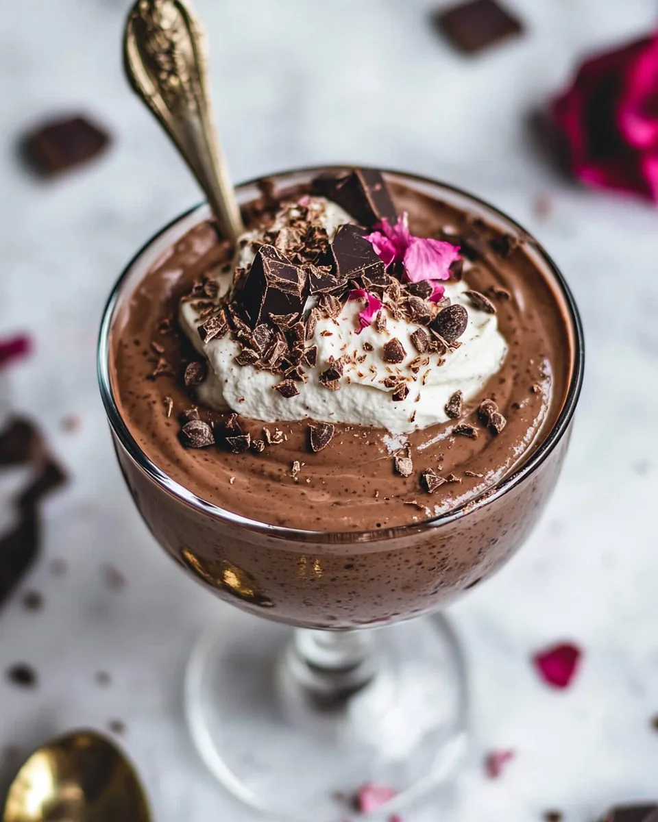 Vegan Chocolate Chia Mousse