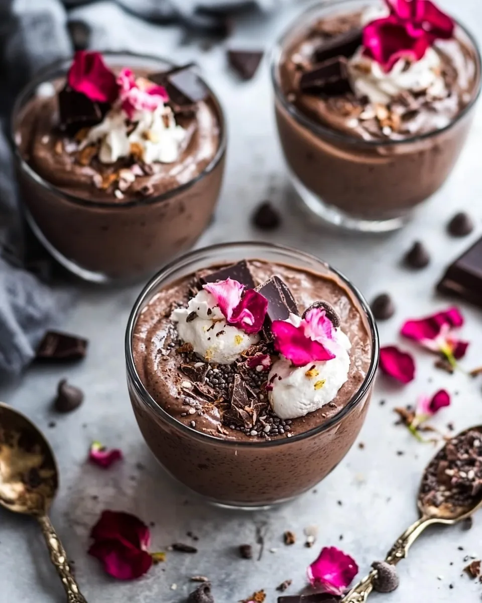 Vegan Chocolate Chia Mousse