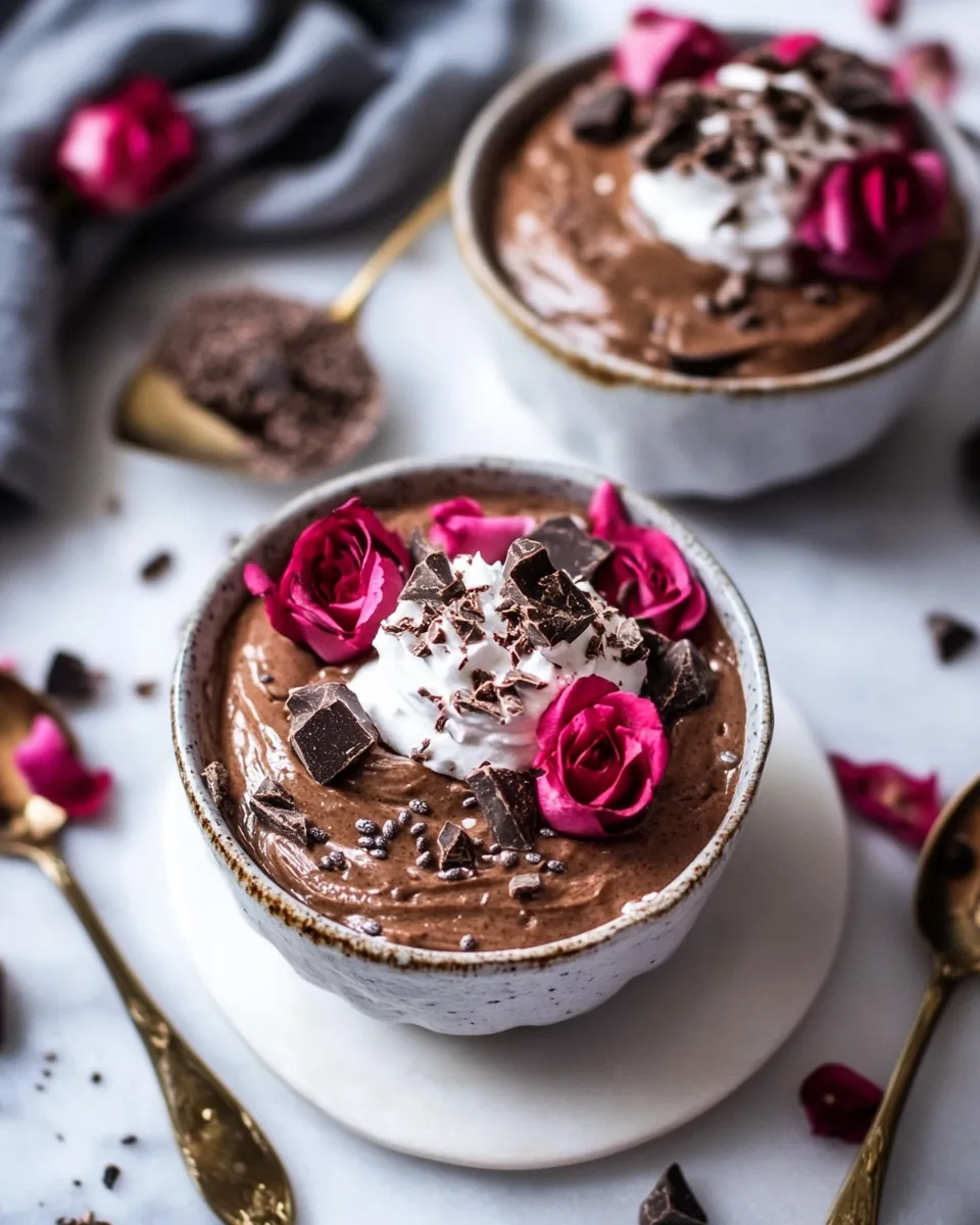 Vegan Chocolate Chia Mousse