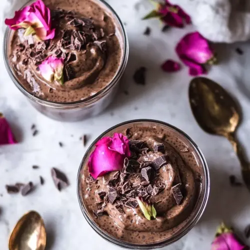 Vegan Chocolate Chia Mousse