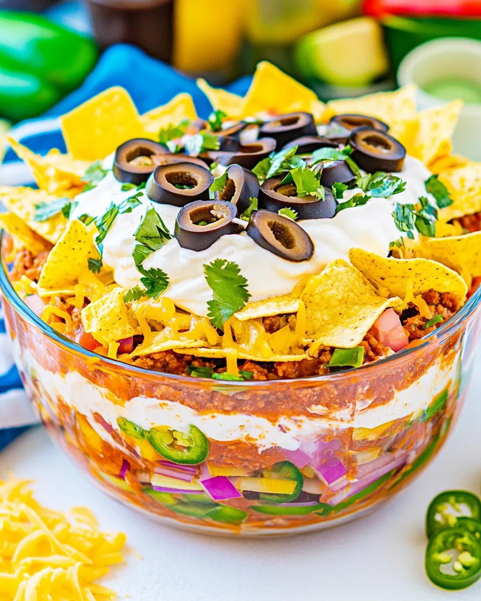7 Layer Taco Dip