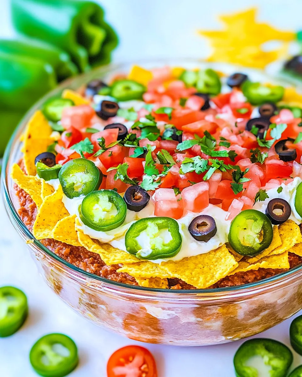 7 Layer Taco Dip