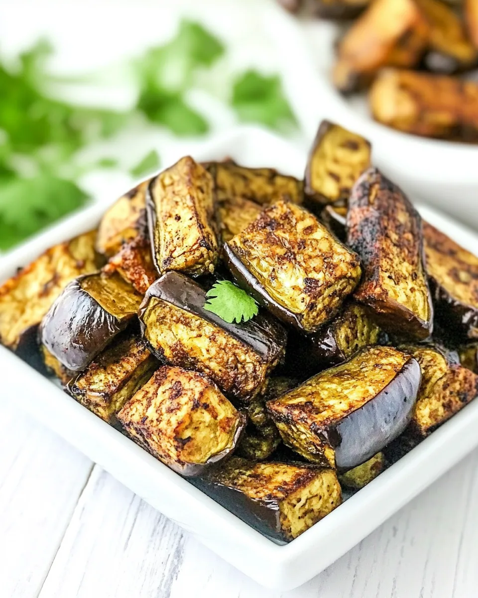 Air Fried Eggplant
