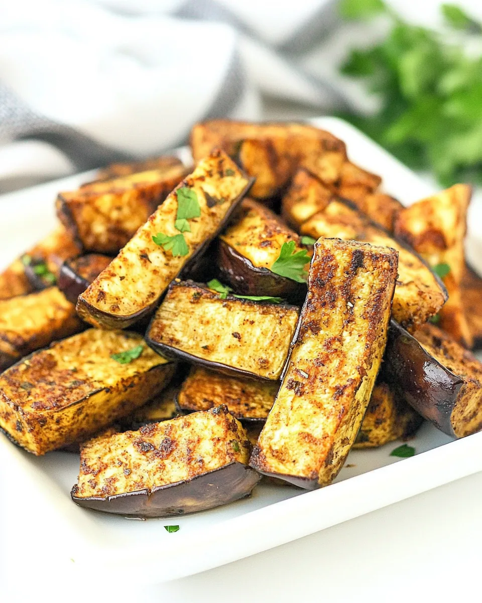 Air Fried Eggplant