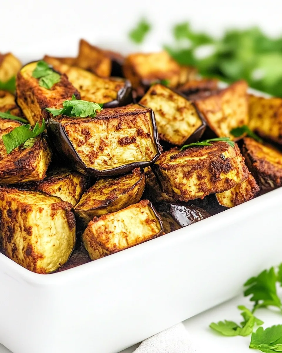 Air Fried Eggplant