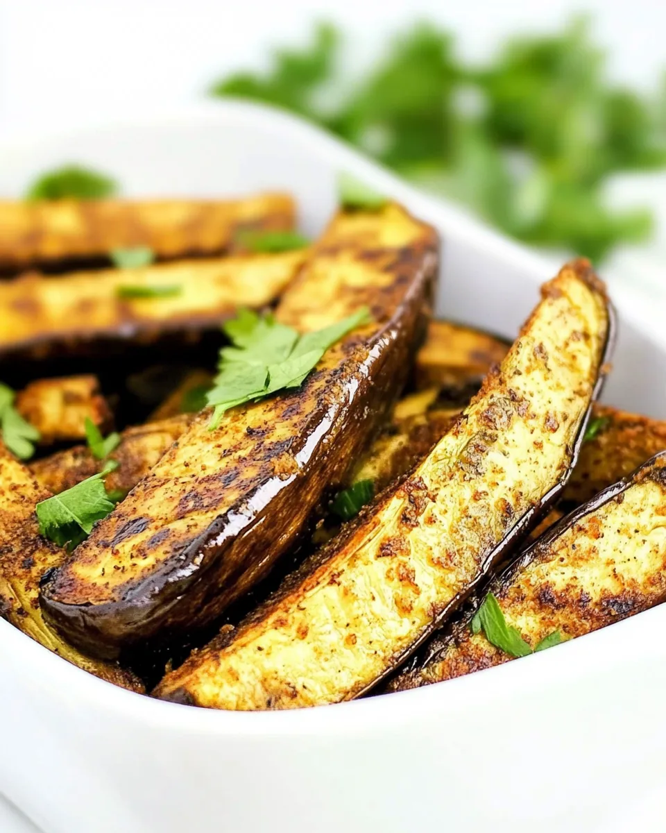 Air Fried Eggplant