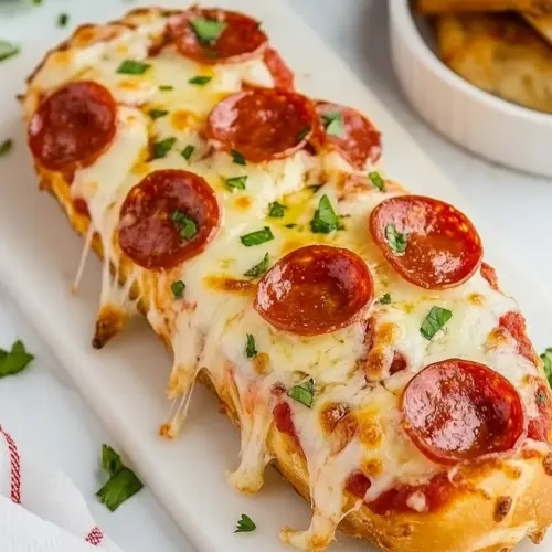 Air Fryer French Bread Pizza