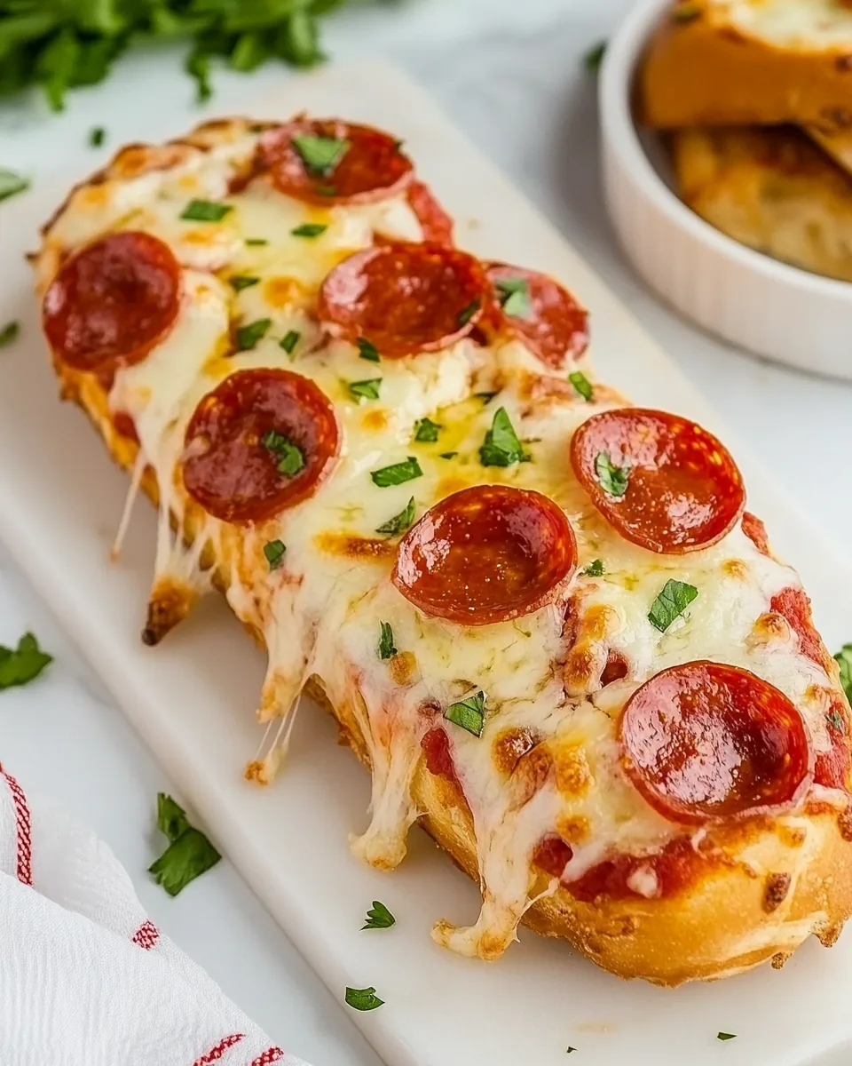 Air Fryer French Bread Pizza