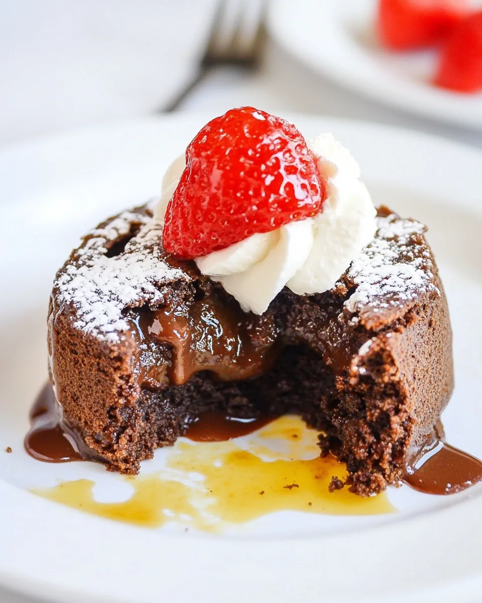 Air Fryer Lava Cake Recipe