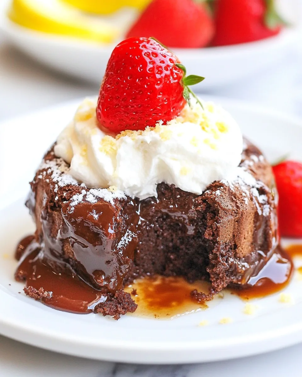 Air Fryer Lava Cake Recipe