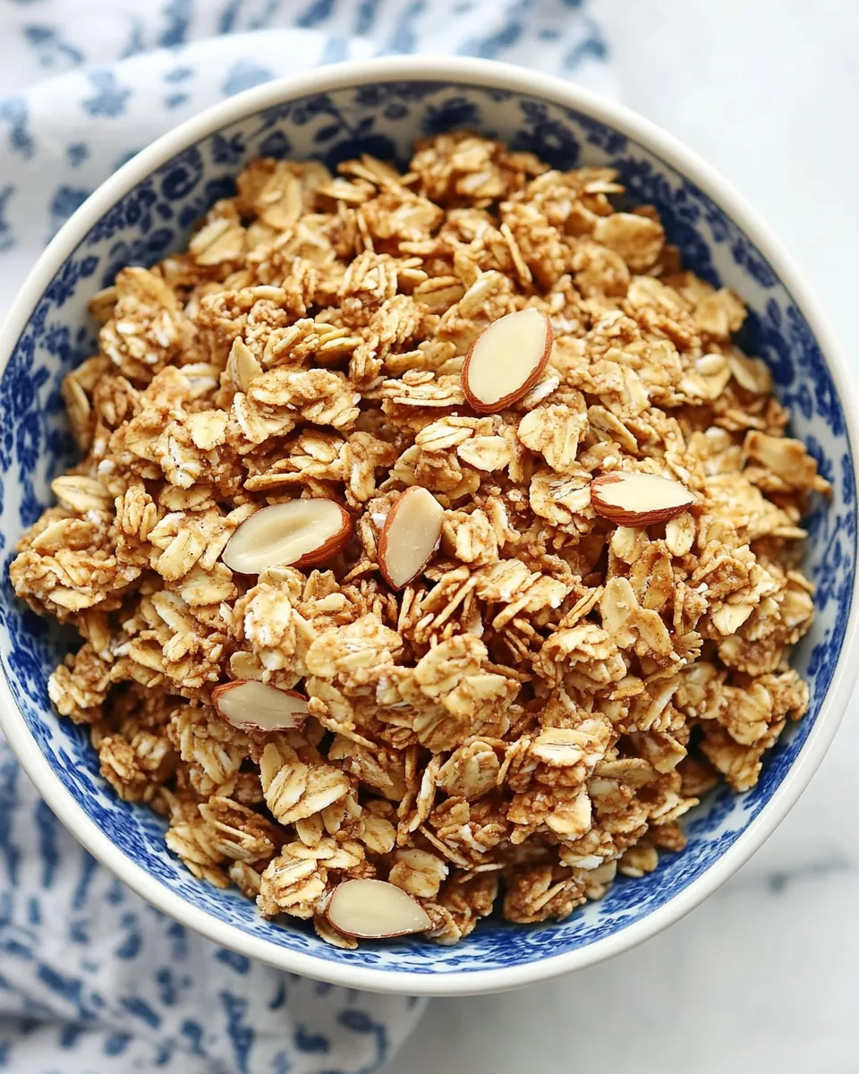 Almond Butter Granola