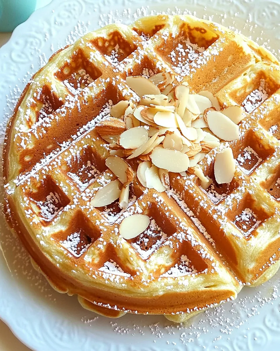 Almond Buttermilk Waffles
