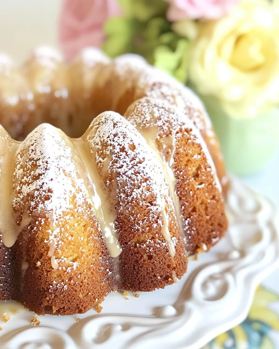 Amaretto Pound Cake