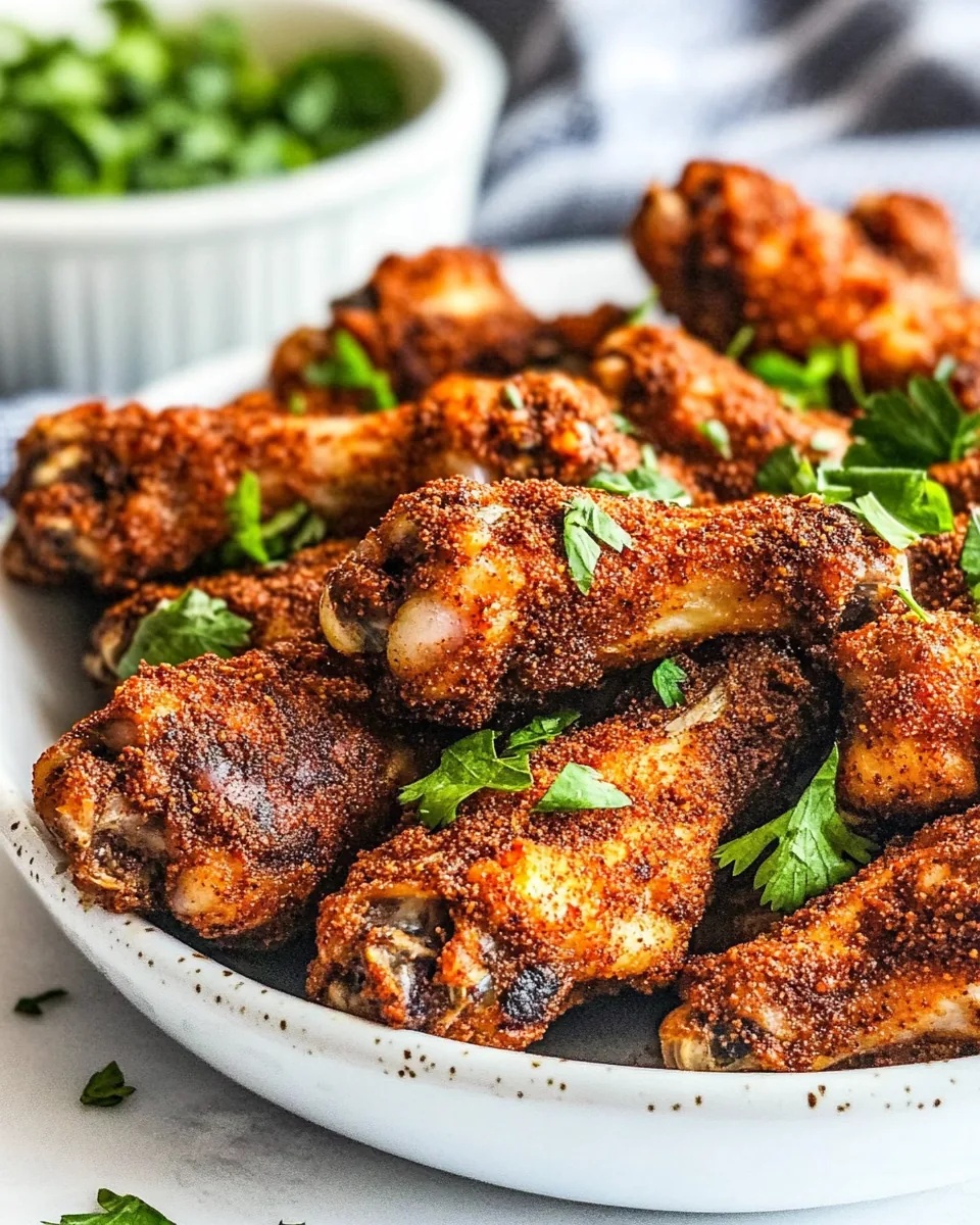 Ancho Baked Chicken Wings