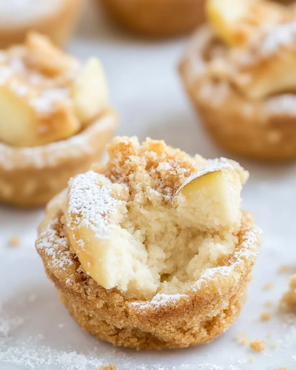 Apple Cheesecake Cookie Cups
