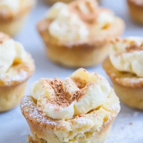 Apple Cheesecake Cookie Cups