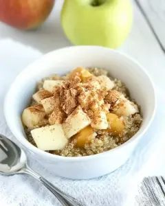 Apple Cinnamon Breakfast Quinoa