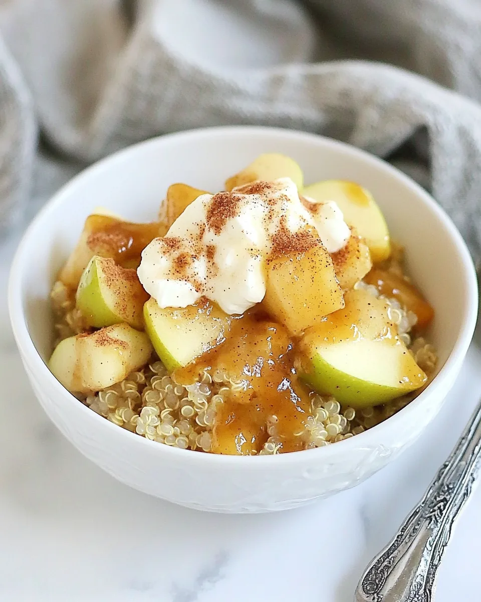 Apple Cinnamon Breakfast Quinoa