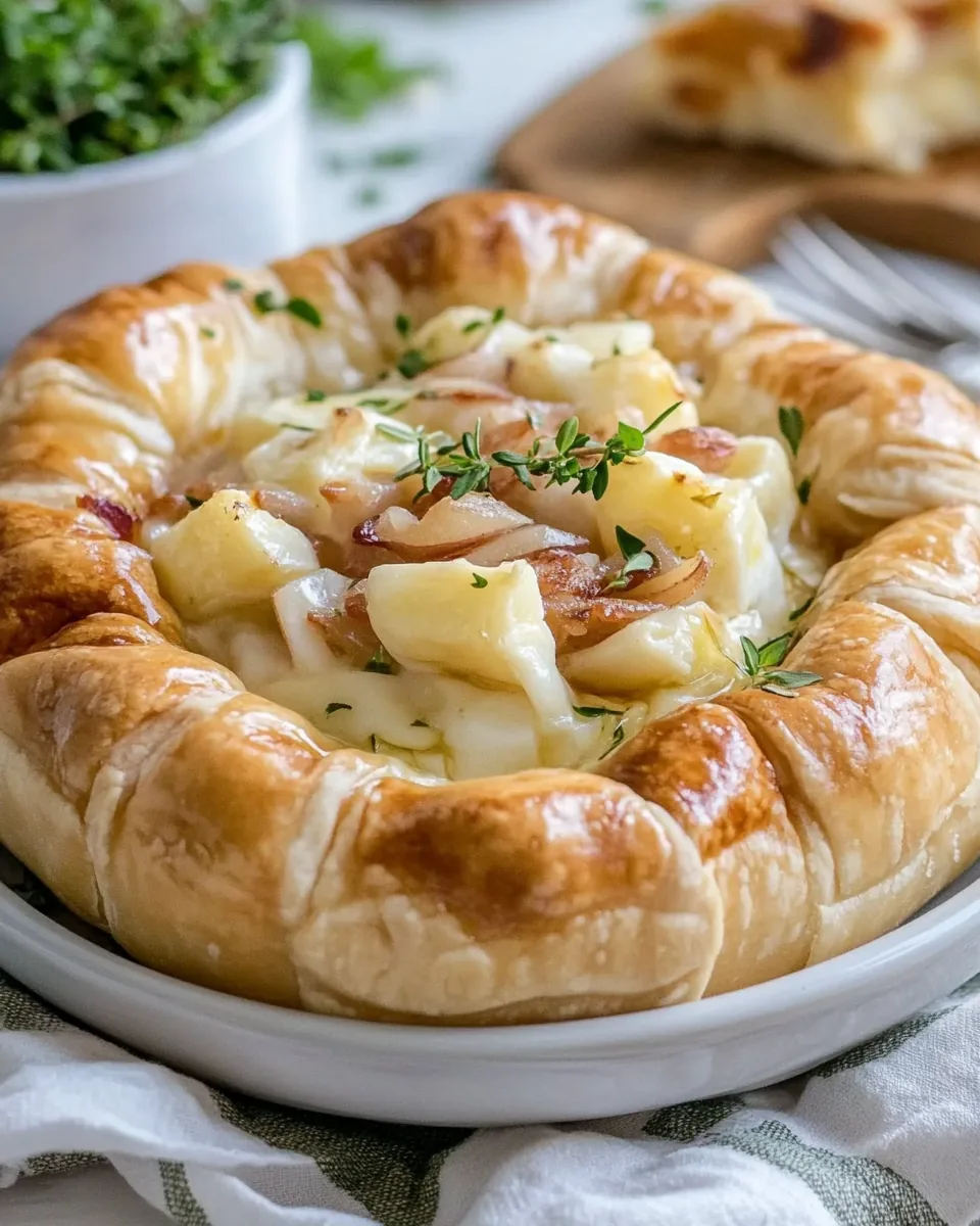 Apple Pie Baked Brie Appetizer