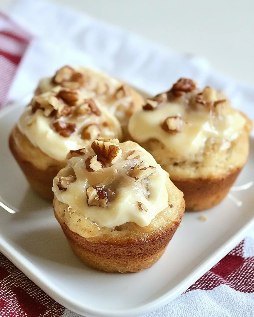 Apple Walnut Cheesecake Muffins