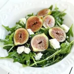 Arugula Fig Salad with Goat Cheese