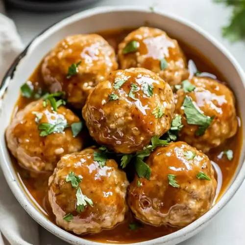 Asian Chicken Meatballs
