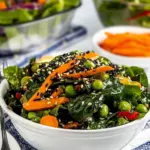 Asian Green Salad with Soy Sesame Dressing
