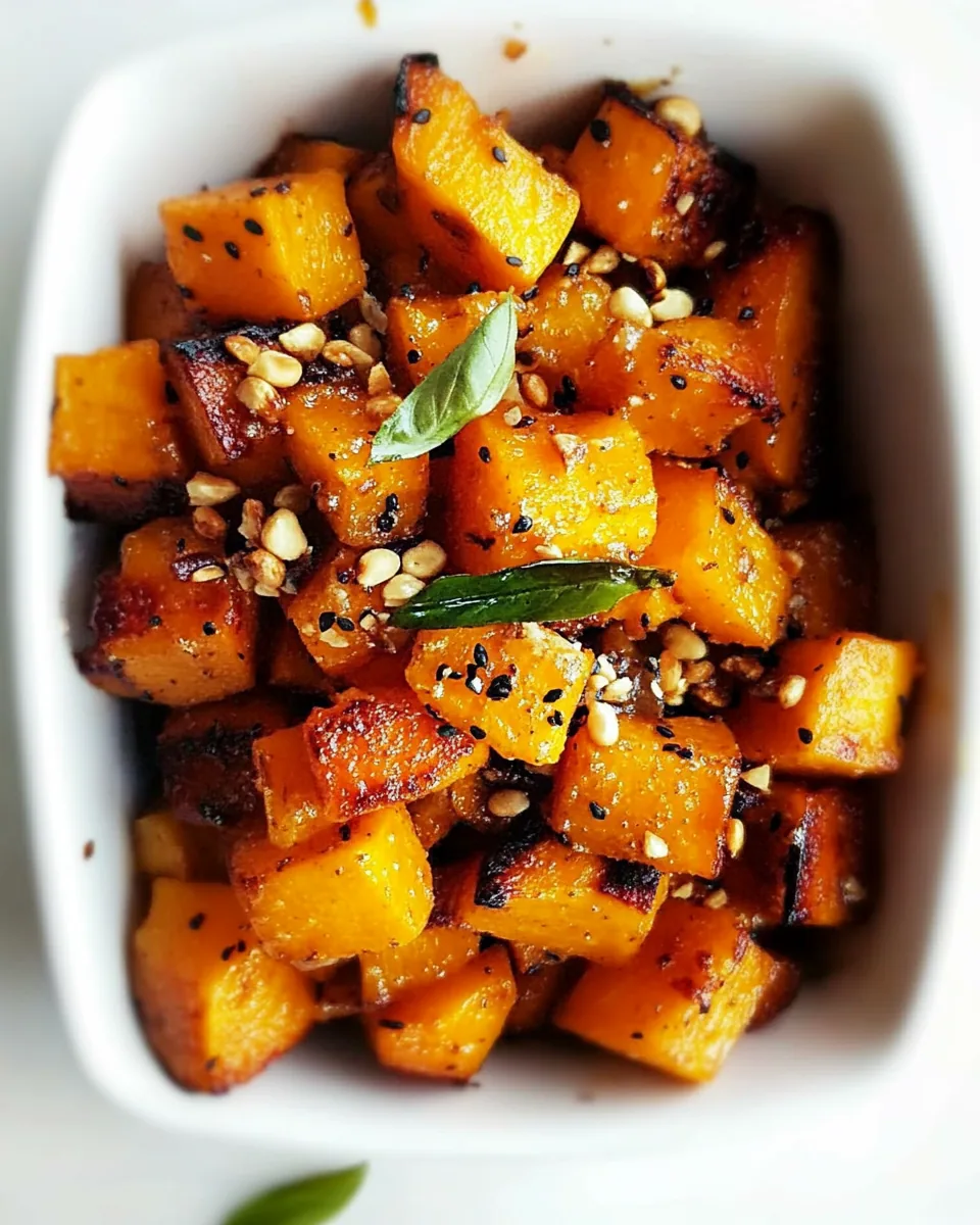 Asian Roasted Butternut Squash