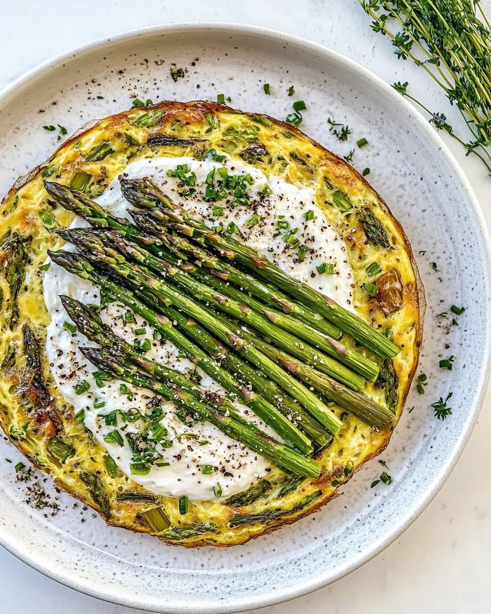 Asparagus Soufflé Frittata