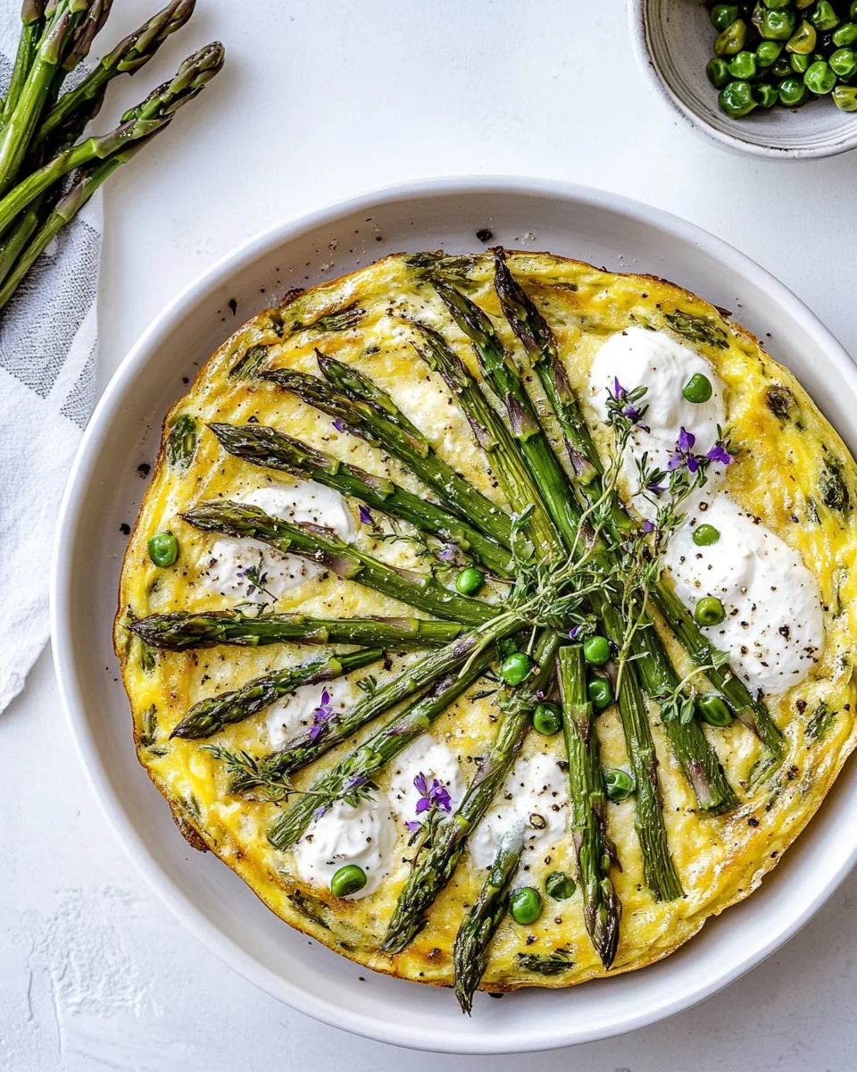Asparagus Soufflé Frittata