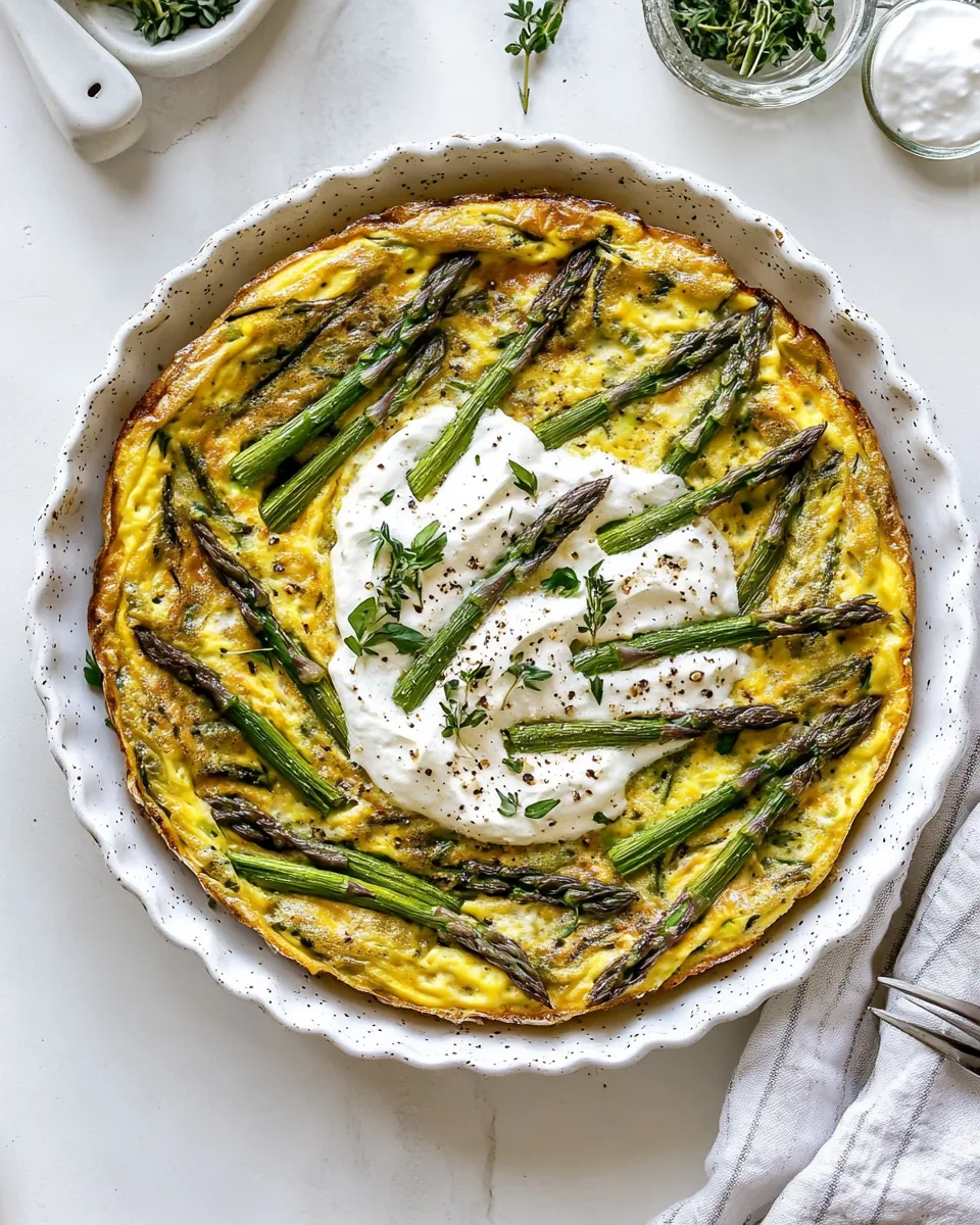 Asparagus Soufflé Frittata