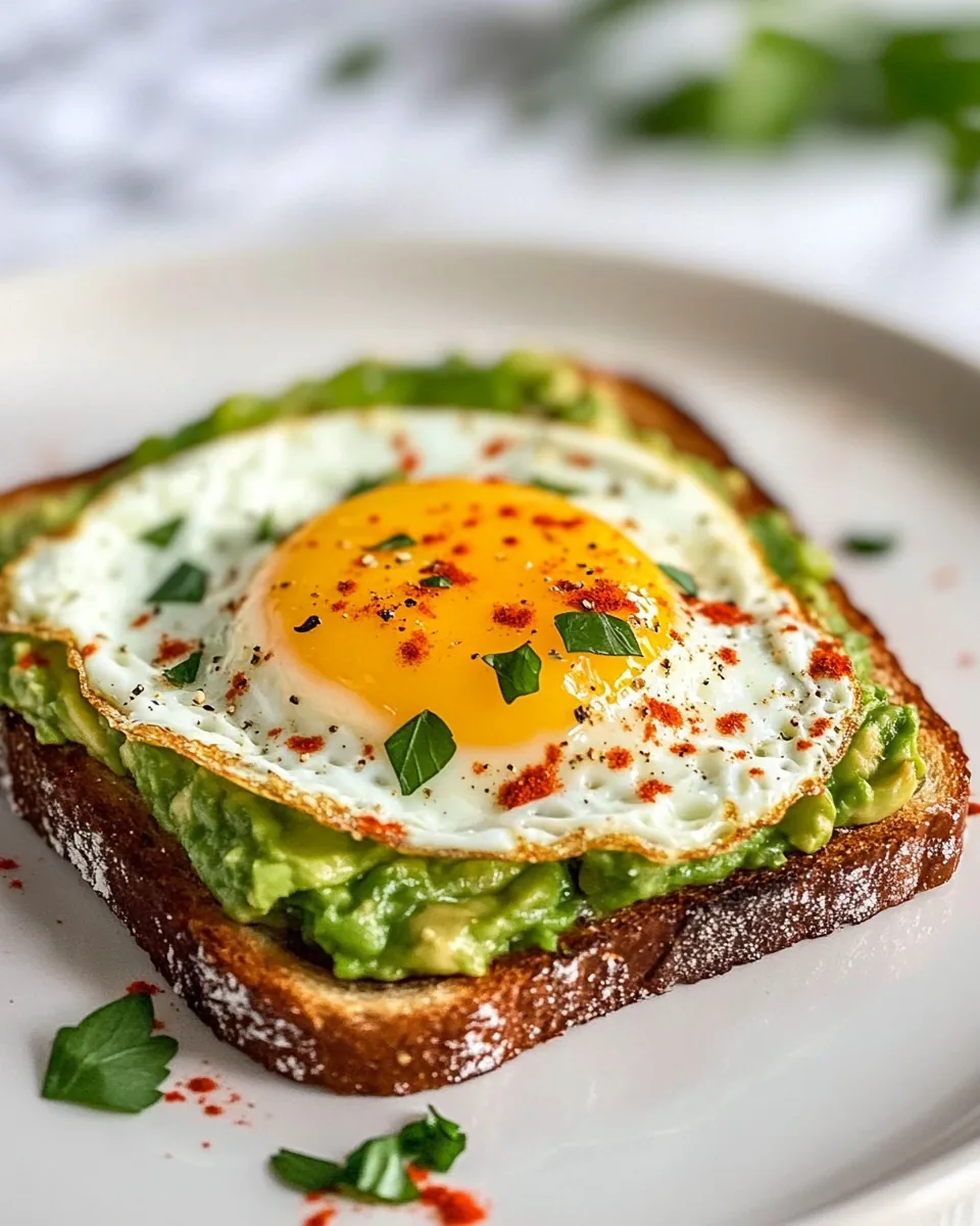 Avocado Toast with Egg