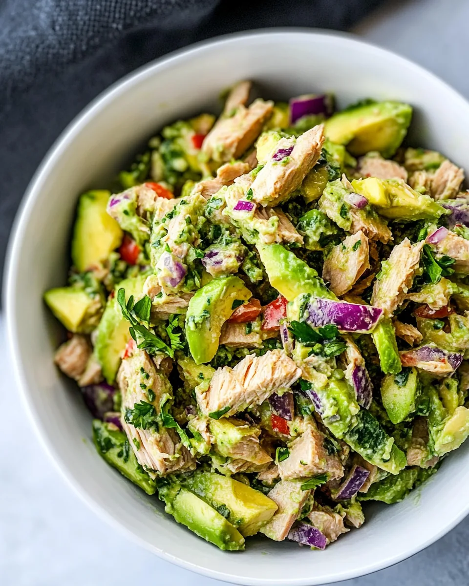 Avocado Tuna Salad