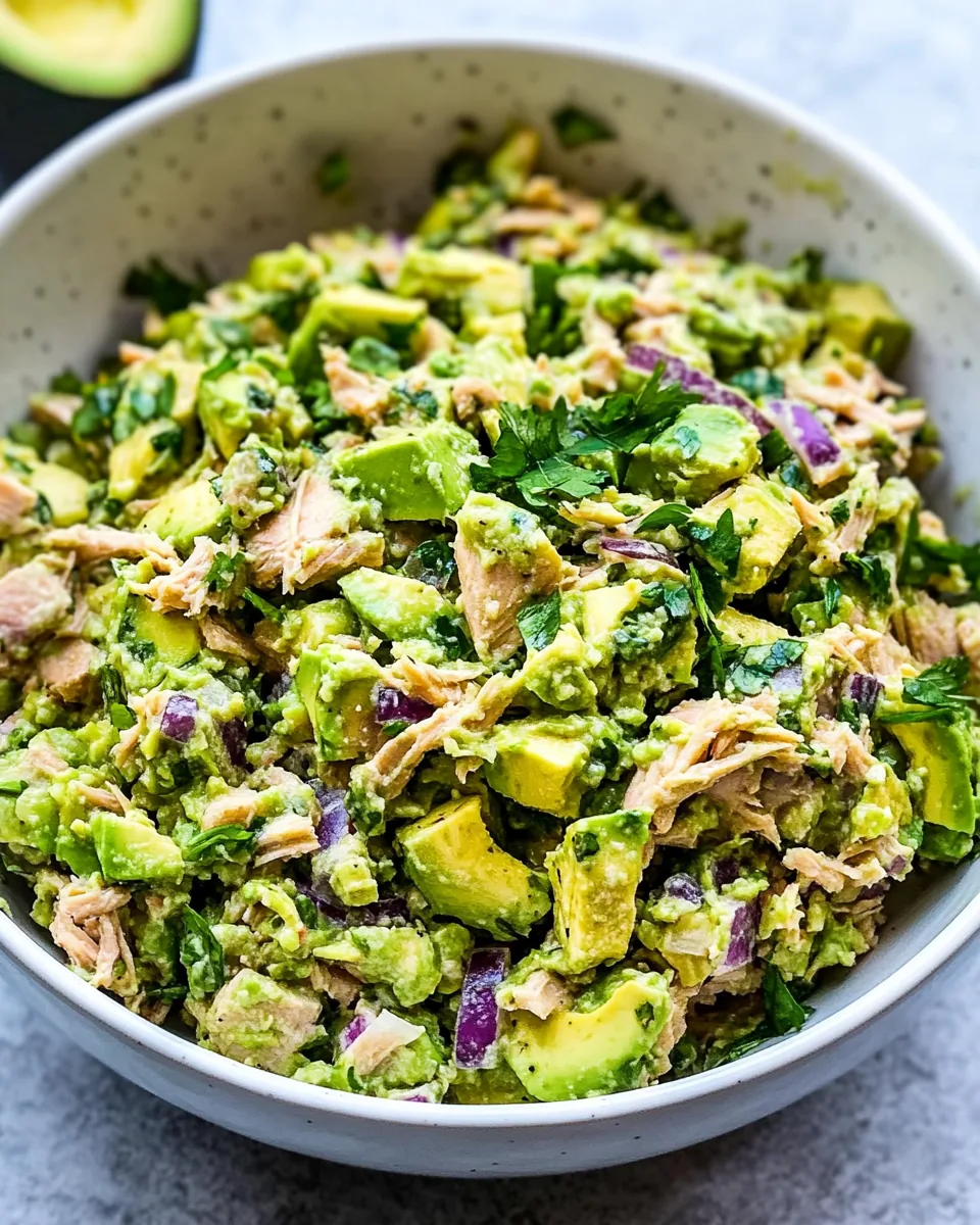 Avocado Tuna Salad