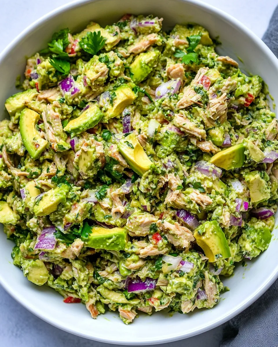 Avocado Tuna Salad